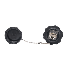 Acoplador Industrial RJ45-RJ45 Categoría 6 Blindado IP67 (Waterproof)