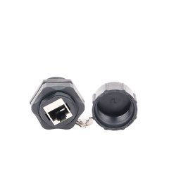Acoplador Industrial RJ45-RJ45 Categoría 6 Blindado IP67 (Waterproof)