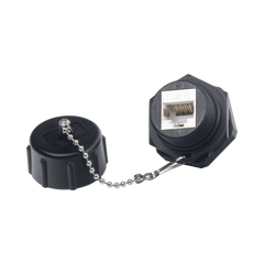 Jack Industrial RJ45 Categoría 6 Blindado, IP67 (Waterproof)