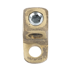 Conector Bornes 1/2" / Cable 1/0 AWG-250 MCM / Bronce 100% / Baja Resistencia / Sin Soldadura Exotérmica