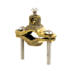 Conector Tubo a Cable / Bronce 100% / Tubo hasta 1 1/4 in / Cable 4 AWG / Aterrizaje Torres TZ / Sin Soldadura