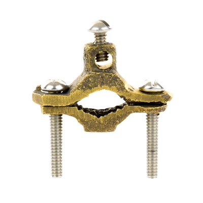 Conector para Tubo de hasta 1 1/4" a cable Cal. 4 AWG. Ideal para Aterrizaje de Torres TZ