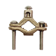 Conector para Tubo de hasta 1 1/4" a cable Cal. 4 AWG. Ideal para Aterrizaje de Torres TZ