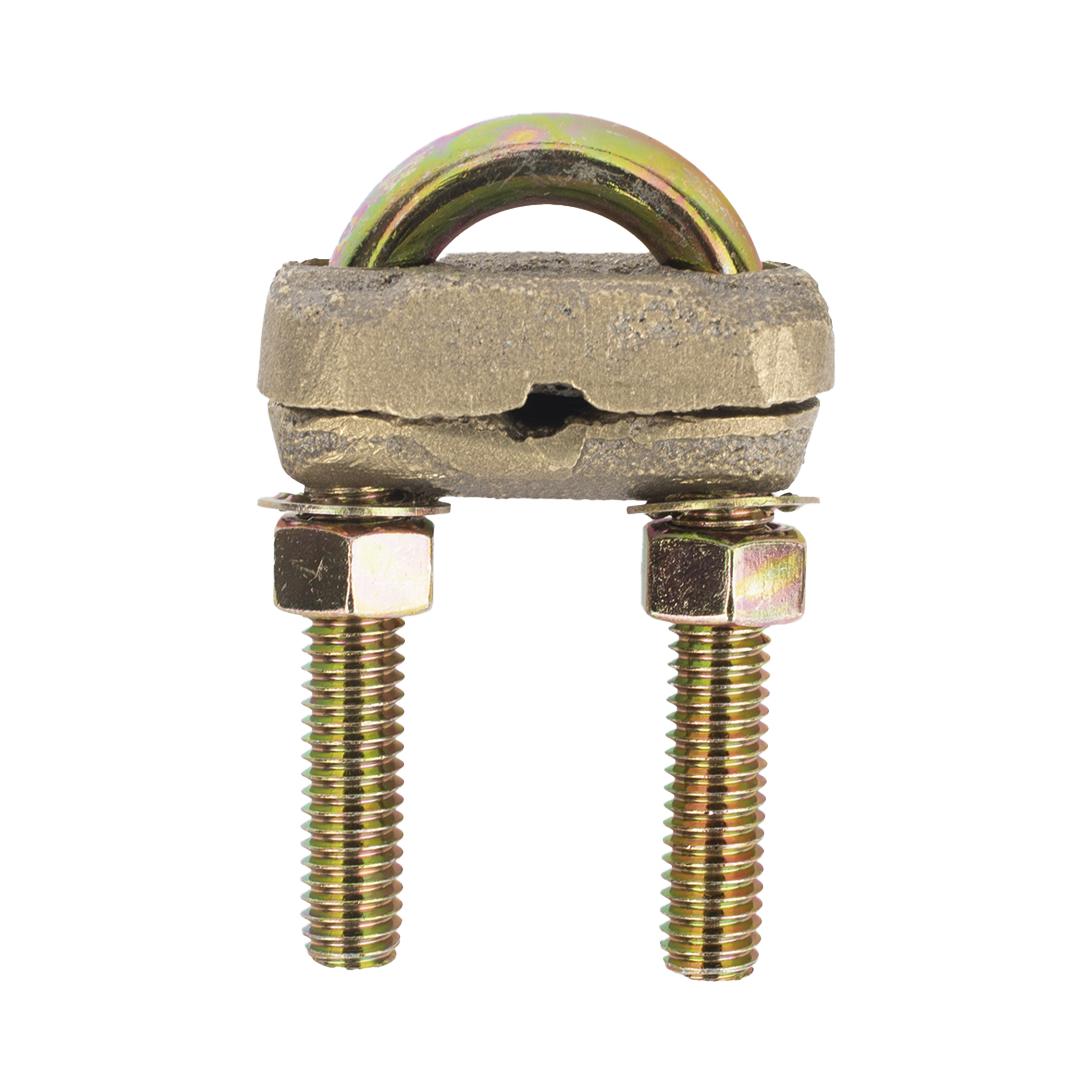 Conector Varilla-Cable Tipo Perro / Bronce 100% / Varilla 5/8 in / Cable 4-2/0 AWG / Sin Soldadura