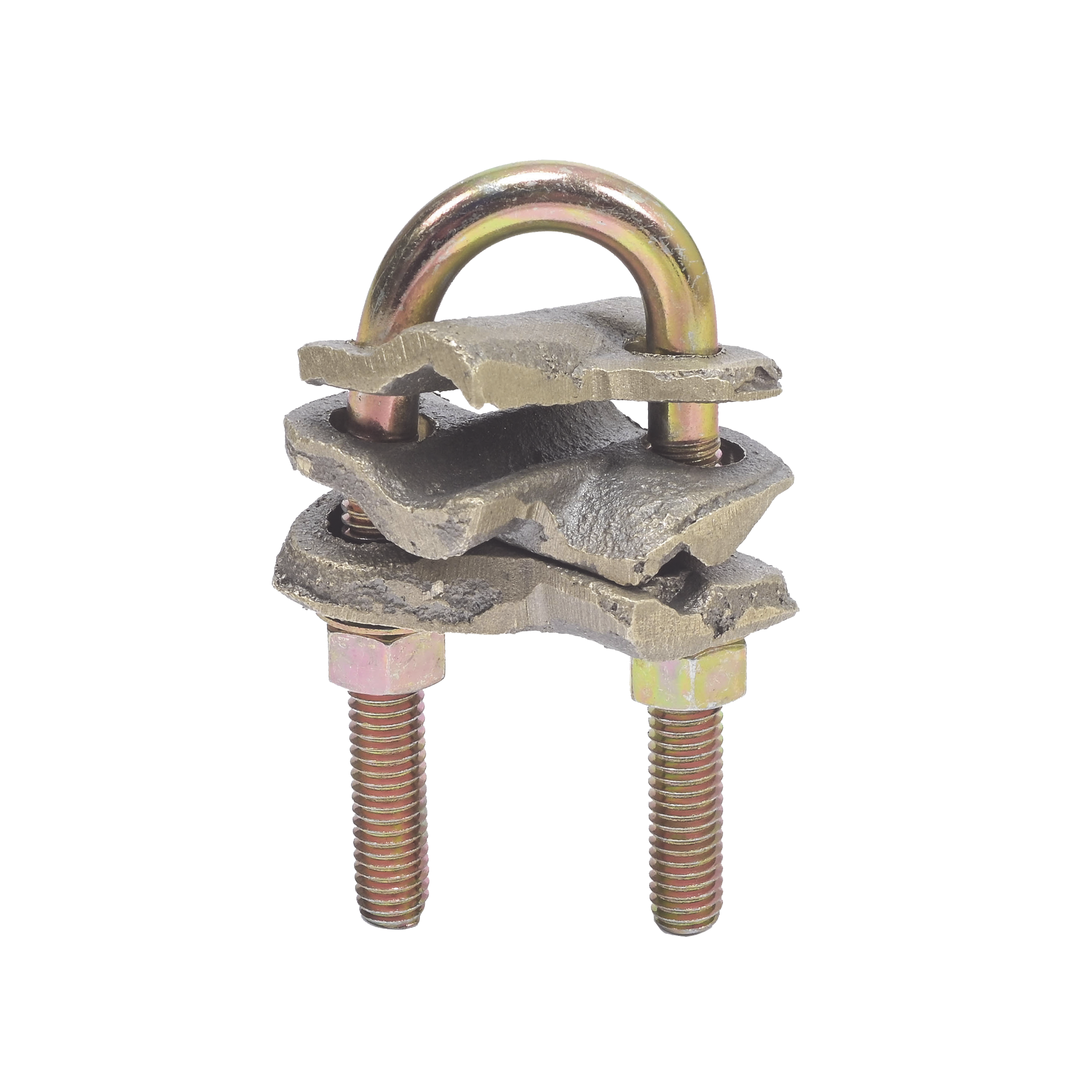 Conector para Dos Cables en Forma de Cruz de Diferente Calibre de  2/0 - 250 y 4 - 2/0.AWG