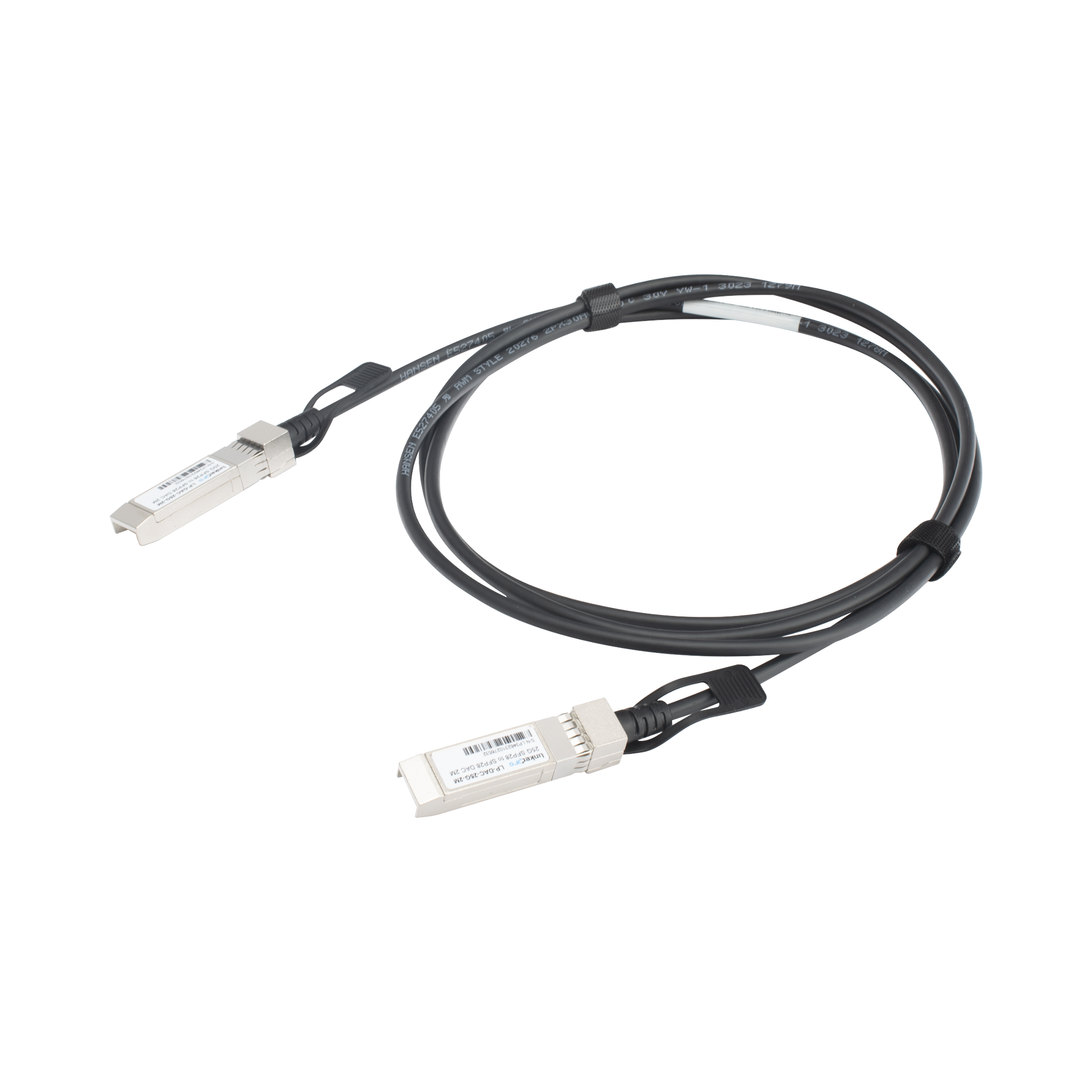Cable DAC SFP28 de 25 Gbps a 25 Gbps / Passive Direct Attach Copper Twinax Cable / Longitud: 2 metros