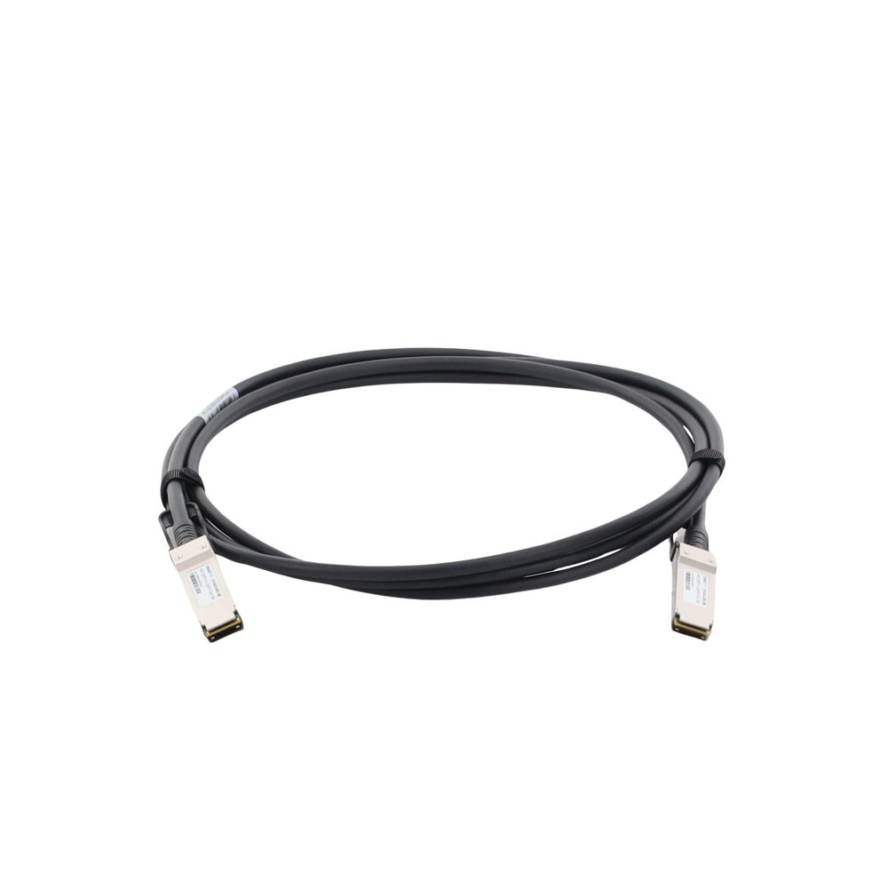 Cable DAC QSFP+ de 40 Gbps a 40 Gbps / Passive Direct Attach Copper Twinax Cable / Longitud: 3 metros