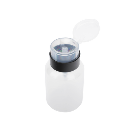 Botella Dispensadora de Alcohol, Capacidad 200 ml, Sistema de Bloqueo-Antiderrames, Ideal para Limpieza y Preparación de Fibra Óptica