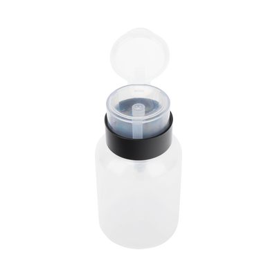 Botella Dispensadora de Alcohol, Capacidad 200 ml, Sistema de Bloqueo-Antiderrames, Ideal para Limpieza y Preparación de Fibra Óptica