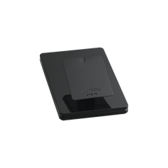 Base de mesa para un control remoto inalámbrico LUTRON. Con goma para evitar deslizamiento.