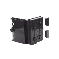 Cierre de Empalme para 24 Fusiones de Fibra Óptica, Interior/Exterior, con 8 Acopladores SC/APC y Splitter 1x8 SC/APC Incluido, IP65