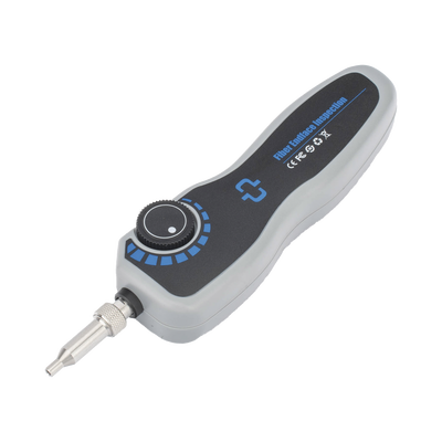 Microscopio para inspección de conectores de fibra óptica