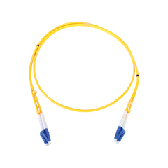 Jumper de Fibra Óptica Monomodo LC/LC Duplex de 1 metro