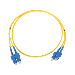 Jumper de Fibra Óptica Monomodo SC/SC Duplex de 1 metro