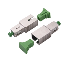 Atenuador Óptico Macho-Hembra con Conector SC/APC de 15dB para Fibra Monomodo