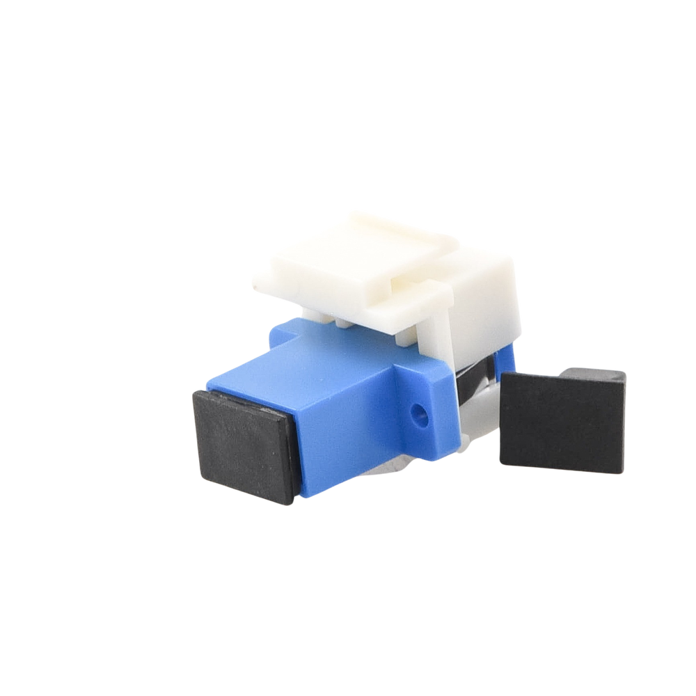 Acoplador Keystone de Fibra Óptica Monomodo SC/PC Simplex a SC/PC Simplex