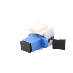 Acoplador Keystone de fibra óptica Monomodo SC/PC Simplex a SC/PC Simplex