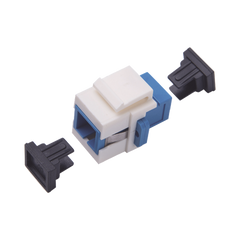 Acoplador Keystone de fibra óptica Monomodo SC/PC Simplex a SC/PC Simplex