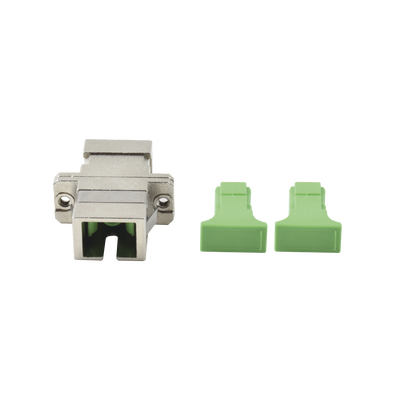 Módulo acoplador de fibra óptica simplex SC/APC a SC/APC compatible con fibra Monomodo