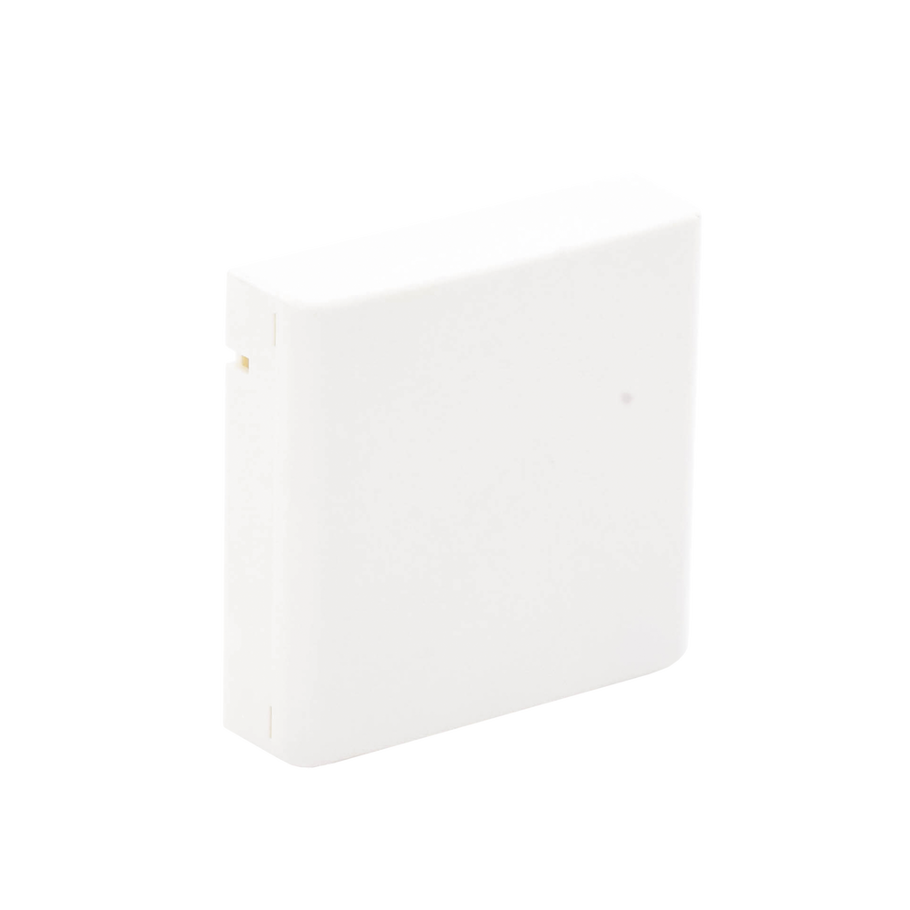 Caja Terminal de Fibra Óptica (Roseta) con un Acoplador SC/APC, Color Blanco