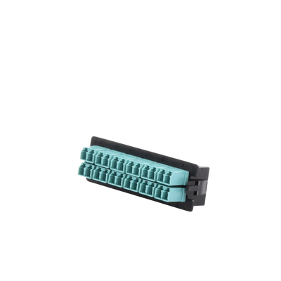 Placa acopladora para Distribuidor de Fibra Óptica LP-ODF-8024, incluye 12 acopladores LC Duplex Para fibra Multimodo