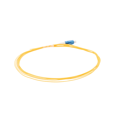 Pigtail de Fibra Óptica Monomodo LC/UPC, simplex de 2 metros