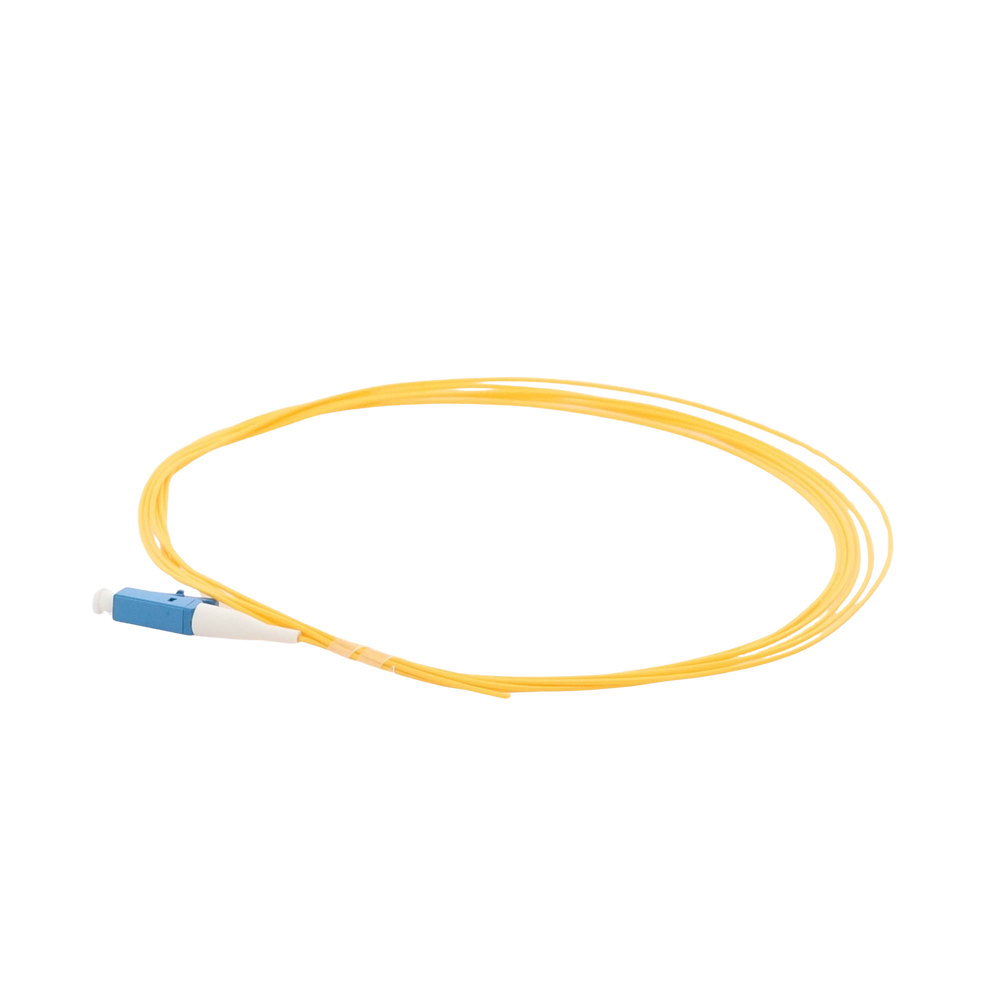 Pigtail de Fibra Óptica Monomodo LC/UPC, Simplex de 2 Metros (6.56 Pies)