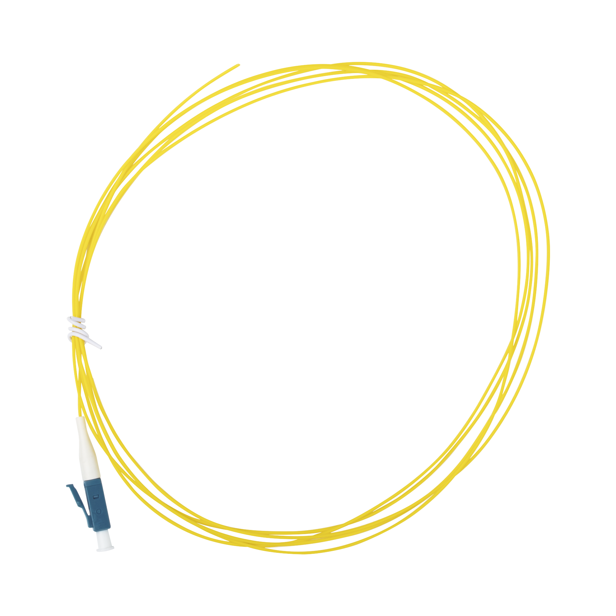 Pigtail de Fibra Óptica Monomodo LC/UPC, Simplex de 2 Metros (6.56 Pies)