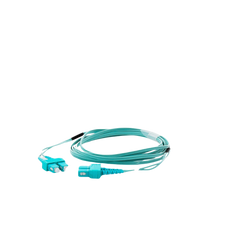 Jumper de Fibra Óptica Multimodo OM3 50/125 SC-SC OFNR (Riser), 2.0 mm, Dúplex, Aqua, 3 Metros (9.84 Pies)