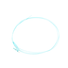 Pigtail de Fibra Óptica Simplex LC, PVC, OM4 50/125, Aqua, 1 metro