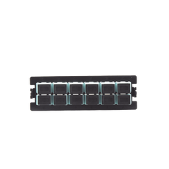 Placa Acopladora para Distribuidor de Fibra Óptica LP-ODF-8024, Incluye 12 Acopladores SC Simplex para Fibra Multimodo (12 Fibras)