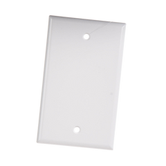 Placa de Pared Ciega Universal, Color Blanco