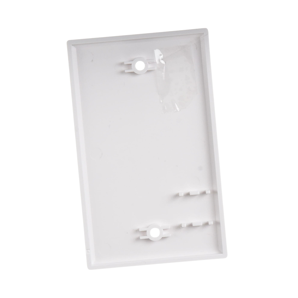 Placa de Pared Ciega Universal, Color Blanco