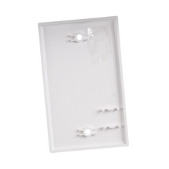 Placa de Pared Ciega Universal, Color Blanco