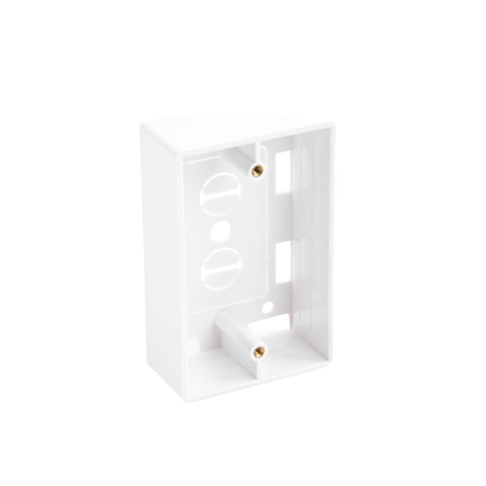 Caja de Pared Universal, Color blanco, Para montaje con Placas de Pared