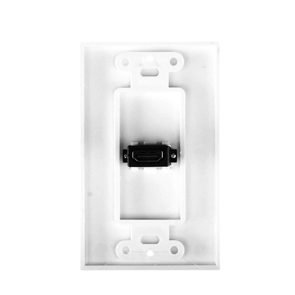 Placa de Pared 1 Puerto HDMI Hembra a Hembra