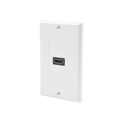 Placa de pared 1 puerto HDMI hembra a hembra