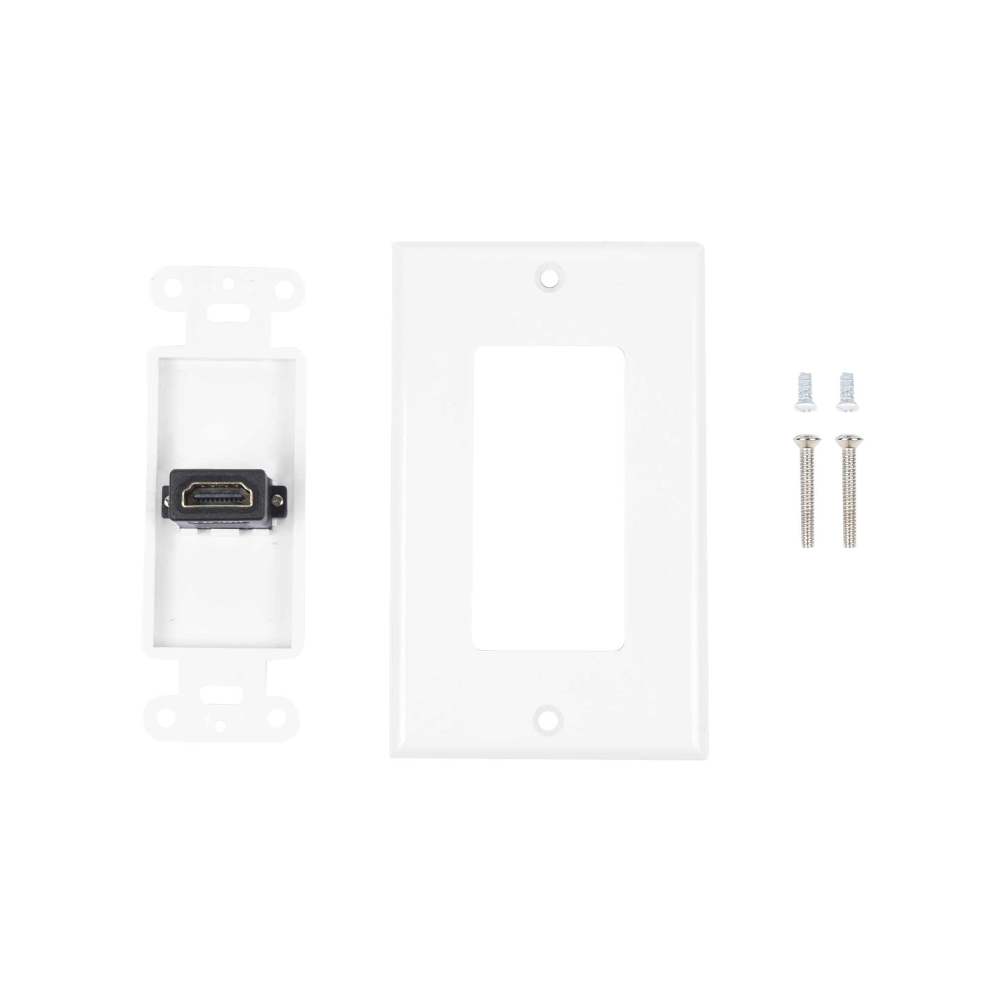 Placa de Pared 1 Puerto HDMI Hembra a Hembra