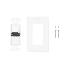 Placa de Pared 1 Puerto HDMI Hembra a Hembra