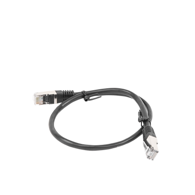 Cable de parcheo FTP Cat5e - 0.5 m  - negro