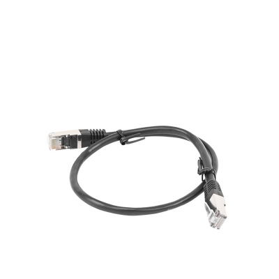 Cable de parcheo FTP Cat5e - 0.5 m  - negro