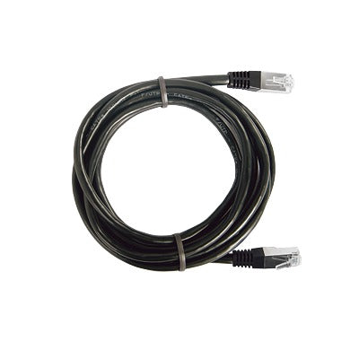 Cable de Parcheo FTP Cat5e - 0.5 Metros (1.64 Pies) - Negro