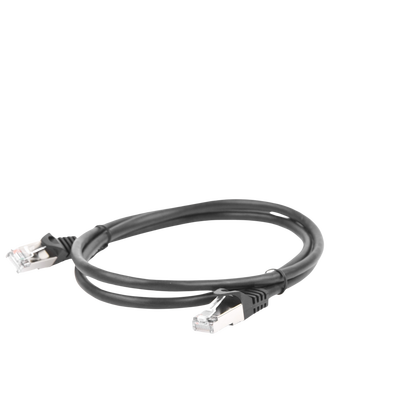 Cable de parcheo FTP Cat5e - 1 m - negro