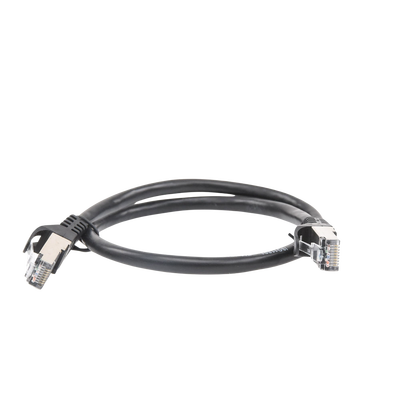 Cable de parcheo FTP Cat6 - 0.5 m - negro