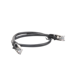 Cable de parcheo FTP Cat6 - 0.5 m - negro