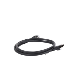 Cable de Parcheo FTP Cat6 - 1.0 Metro (3.28 Pies) - Negro