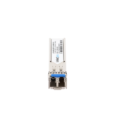 Transceptor Óptico Industrial SFP (Mini-Gbic) / Monomodo 1310 nm / 1.25 Gbps / 1000BASE-LX / Conectores LC/UPC Dúplex / DDM / Hasta 10 km