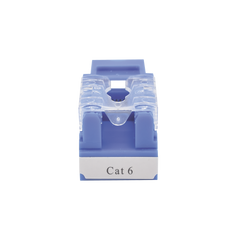 Módulo Jack 110 Cat6, Keystone para Faceplate - Color Azul