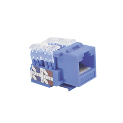 Módulo Jack 110 Cat6, Keystone para Faceplate - Color Azul