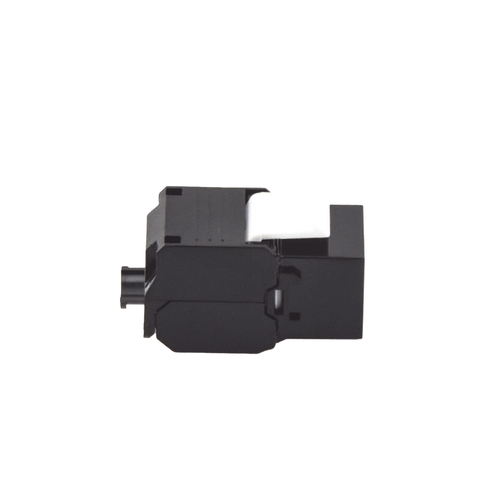 Módulo Jack Keystone Cat6 (Toolless), con Terminación en Ángulo 180 - Color Negro, Compatible con Faceplate y Patchpanel Linkedpro